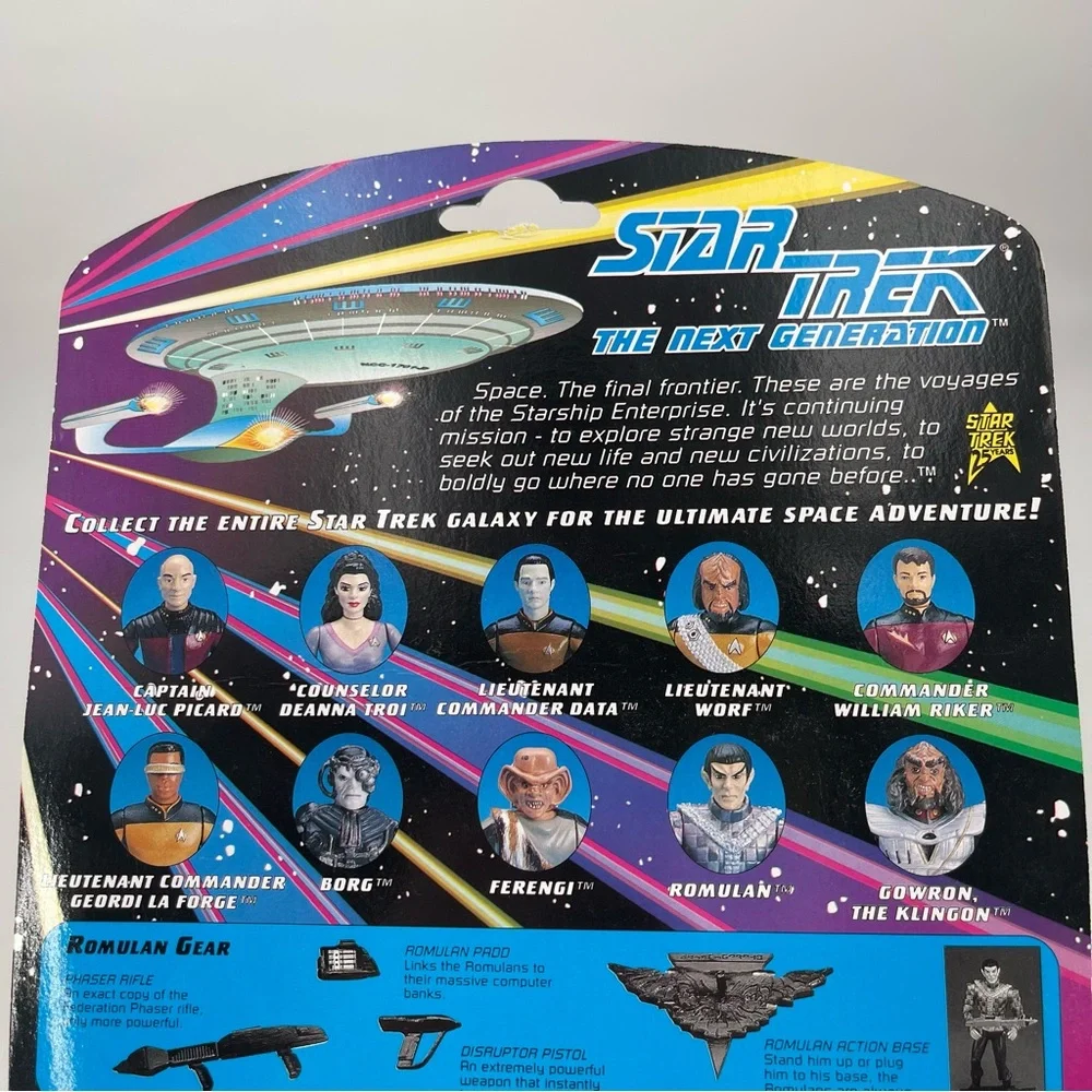 Vtg. 92 Star Trek - Romulan - The Next Generation Action Figures SEALED